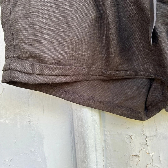 Wilfred Black Linen Allegra Shorts, size 6 - Picture 4 of 10